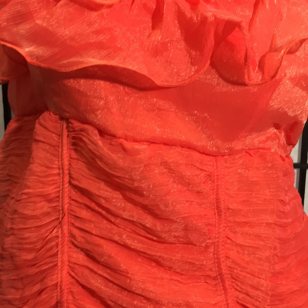 Maxine Mode Ruffle Top Size L - Picture 2 of 6